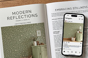 Farmhouse Wallpaper Mockup PSD, a Household Mockup by 1001 mockups (Thumbnail 5 of 10)