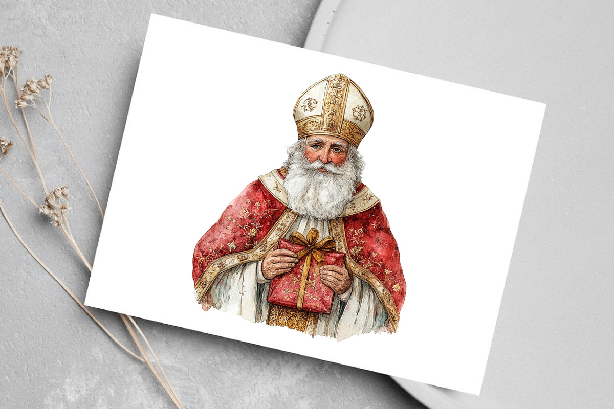 Watercolor Christian Figures Clipart, an Illustration by Canvas Craft (Photo 5 of 7)
