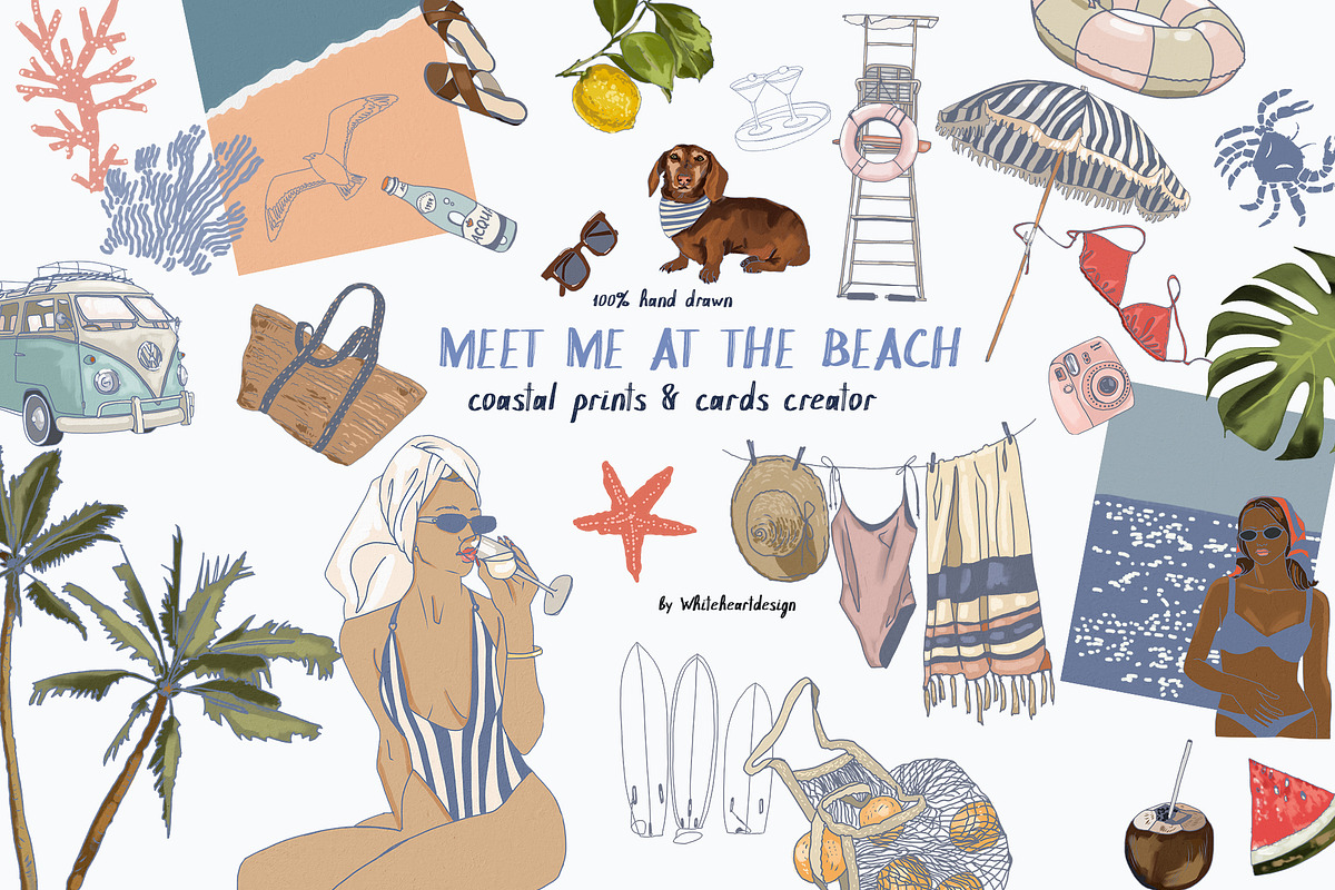 Coastal Prints Creator, an Object Graphic by whiteheartdesign (Photo 1 of 13)