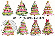 Christmas Tree Clipart, an Illustration by OK Design (Thumbnail 3 of 6)