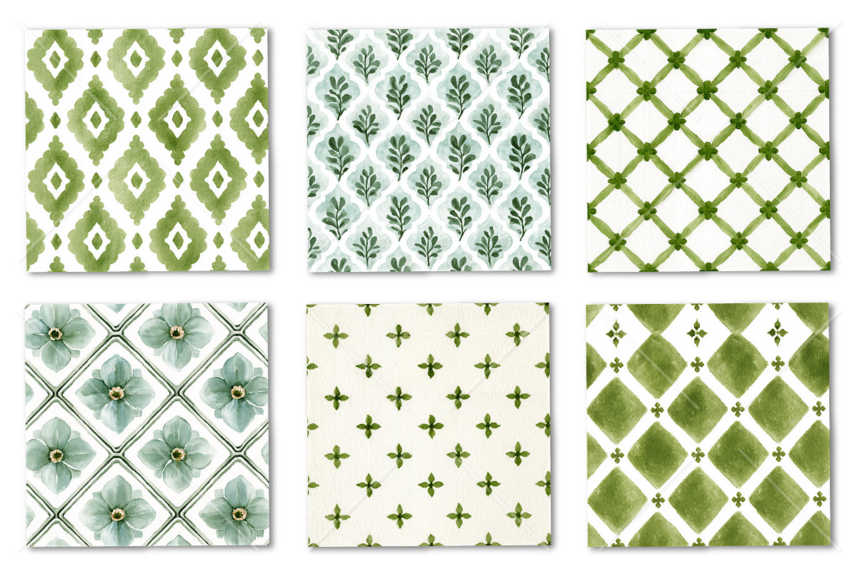 Abstract Geometric Floral Pattern, a Pattern Graphic by Canvas Craft (Photo 3 of 9)