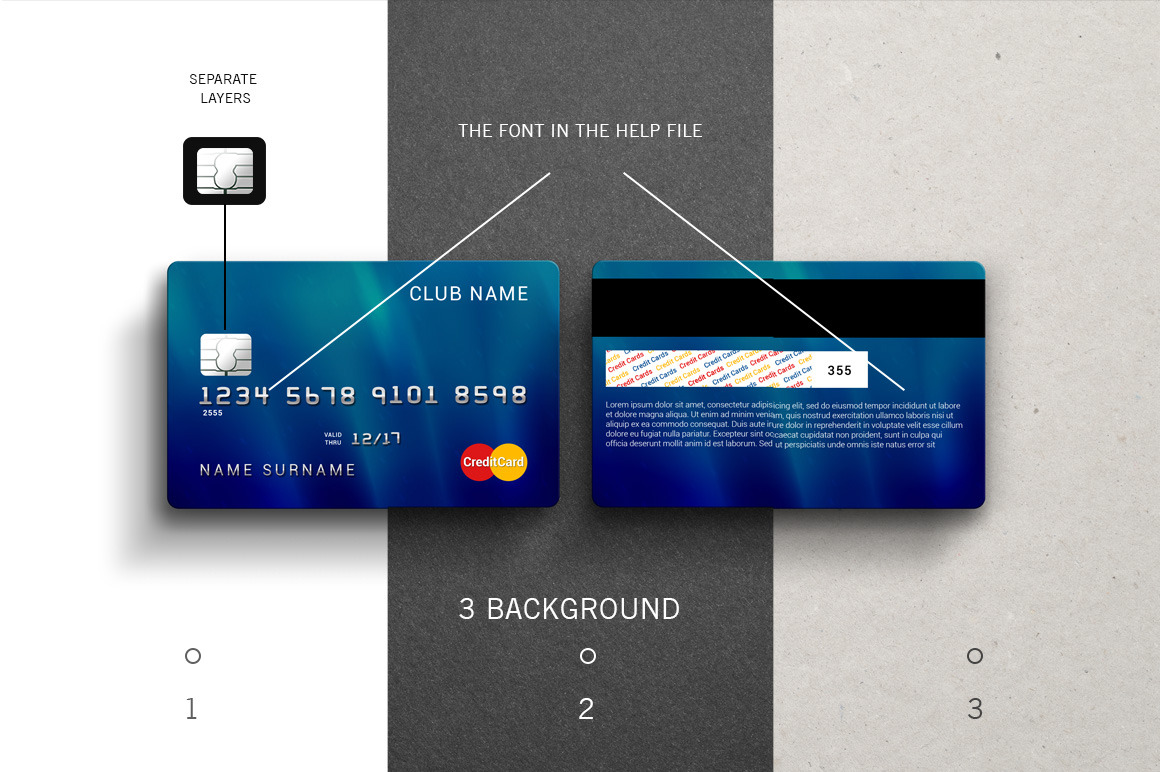 Credit / Bank Card Mock-Up, a Mockup by shaman