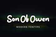 Son Of Owen, a Handwritten Font by HaKi Studio (Thumbnail 1 of 5)