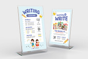 Children Writing Education Flyer, a Flyer Template by BrandPacks (Thumbnail 4 of 6)