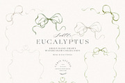 Watercolor Eucalyptus Green Floral, a Decorative Illustration by Veris Studio (Thumbnail 16 of 20)