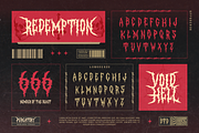 Purgatory, a Blackletter Font by Burntilldead (Thumbnail 9 of 13)