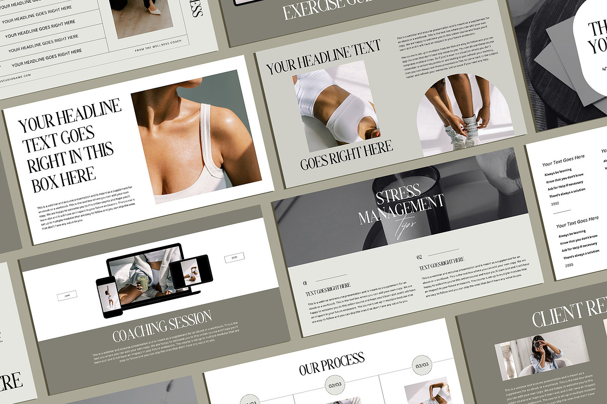 Wellness Coach Bundle Template, a Marketing Template by Amaré Creative (Photo 8 of 9)