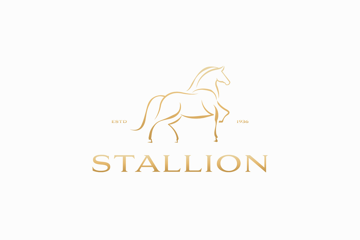 Elegant Stallion Logo Luxury Horse, a Branding & Logo Template by Signatoro (Photo 2 of 2)