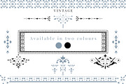 Vintage Dividers and Borders, a Decorative Illustration by Century Library (Thumbnail 3 of 6)