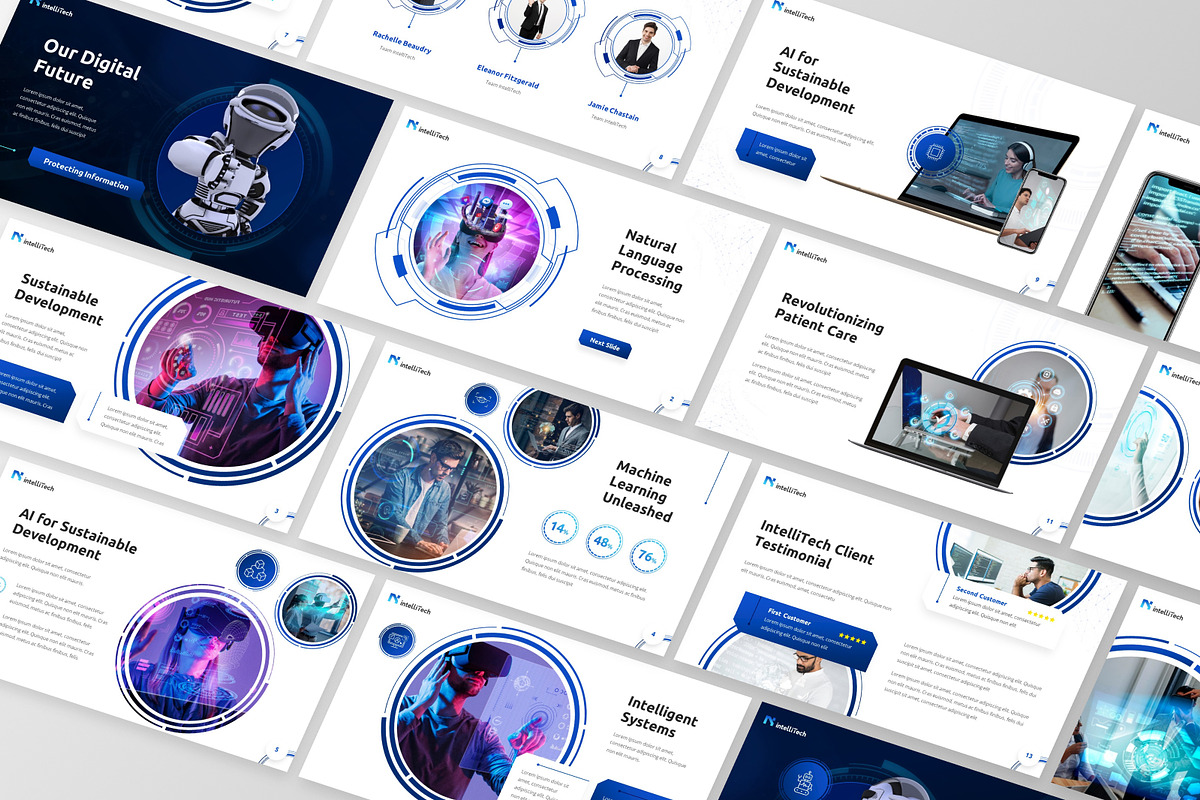 IntelliTech - It & Technology Google, a Presentation Template by GraphauseProject (Photo 6 of 6)