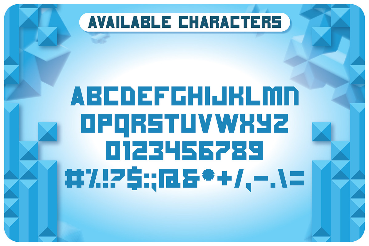 Ice Cube Color Font, a Font by VozzyStock (Photo 2 of 8)