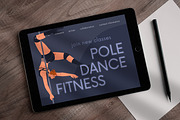 Pole dance classes, web backgrounds, a Background Graphic by Good Studio (Thumbnail 7 of 9)