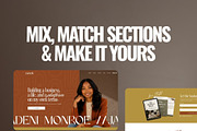 Wix Template for Personal Brand, a Wix Template by JOA CREATIVE LAB (Thumbnail 8 of 11)