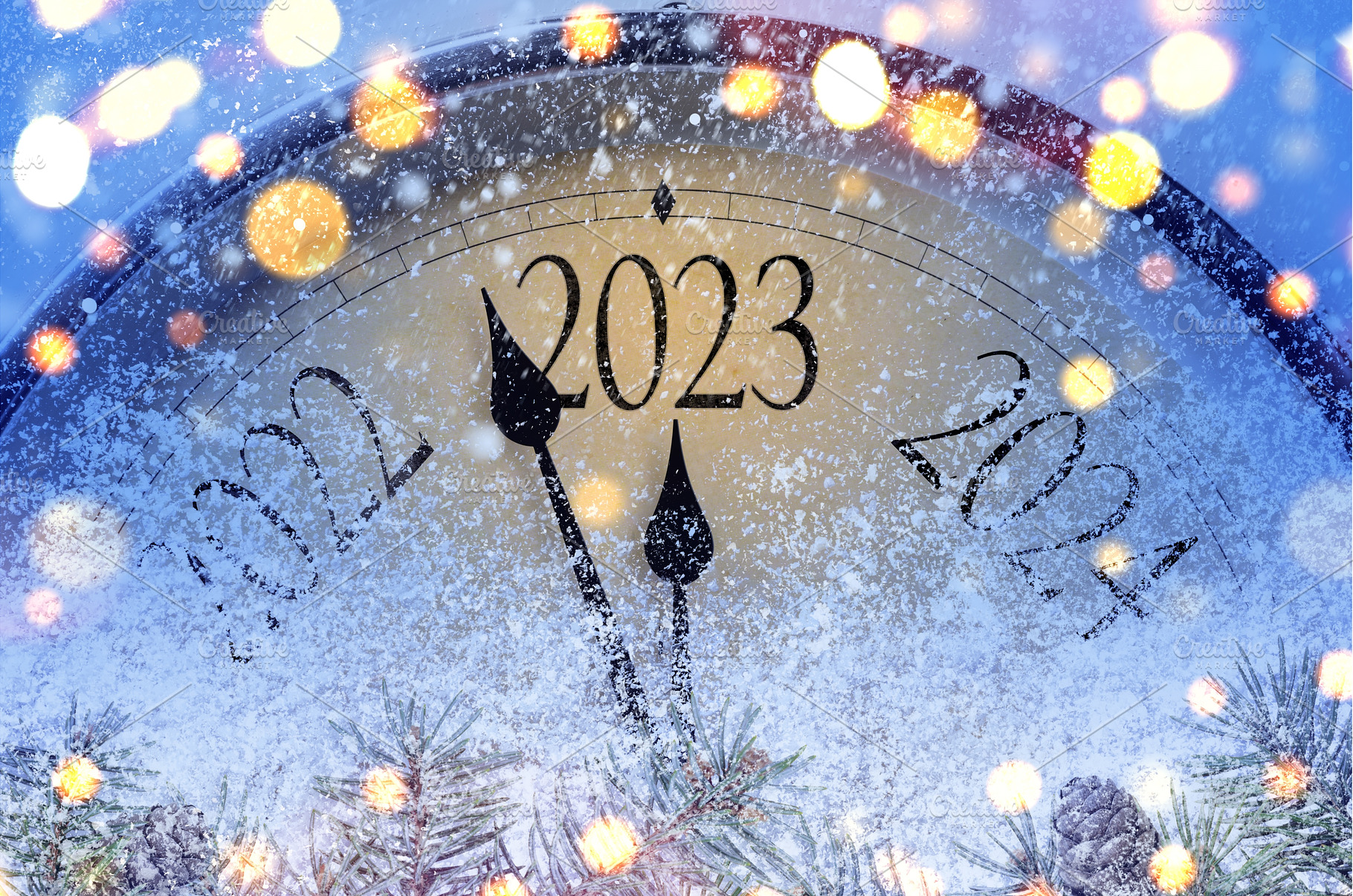 Countdown to midnight 2023, a Holiday Photo by sergeypeterman