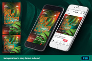 Summer Neon Club Flyer, a Flyer Template by Bornx Design (Thumbnail 3 of 3)