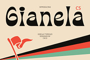 CS Gianela – Reverse Contrast Font, a Sans Serif Font by Craft Supply Co. (Thumbnail 1 of 8)