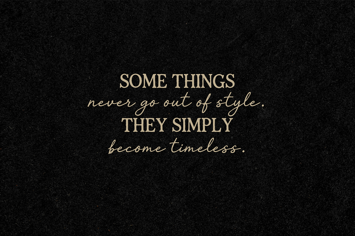 Tjiwidej Heritage – Serif & Script, a Script Font by Creacy Studio (Photo 5 of 9)