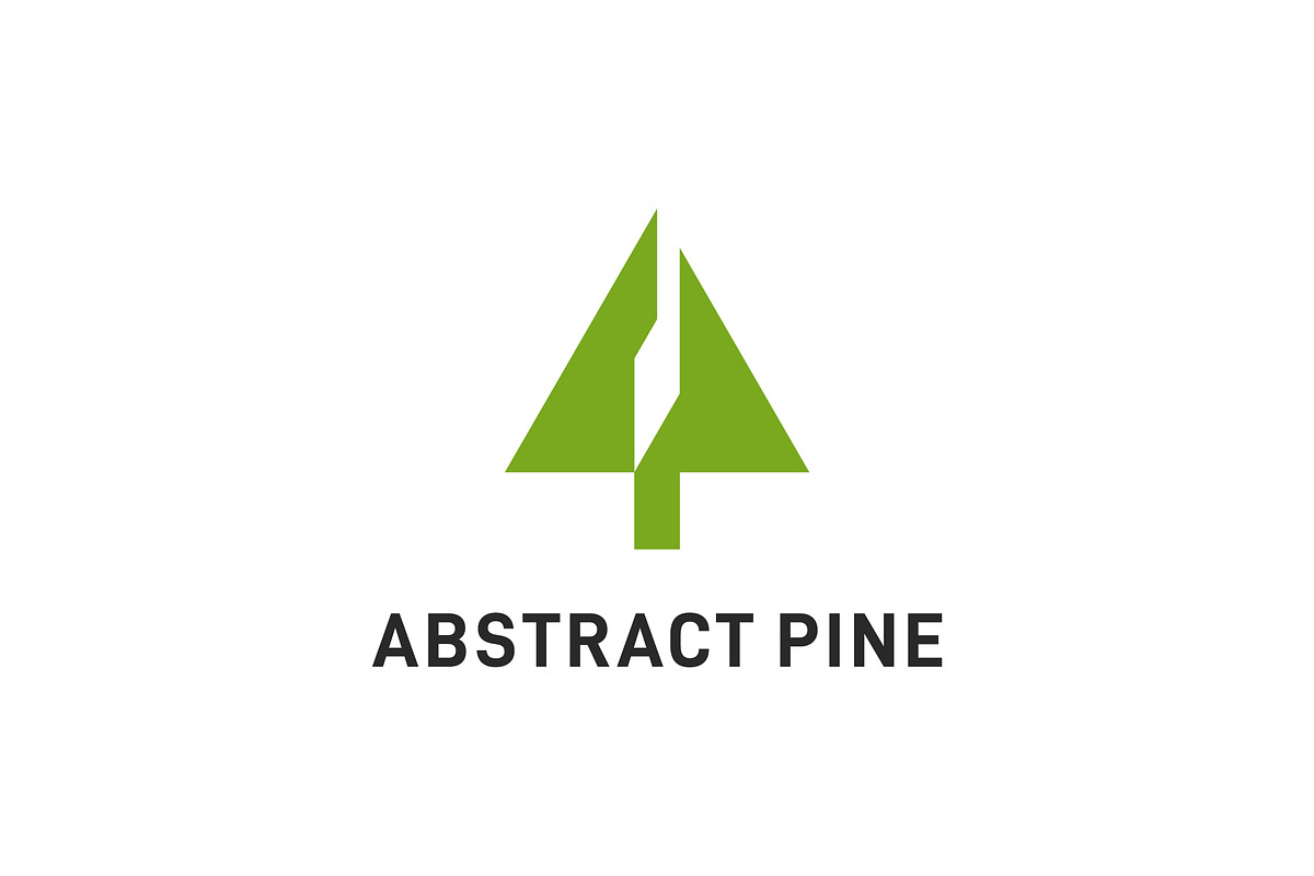 minimal icon of abstract tree spruce, a Branding & Logo Template by yanuart