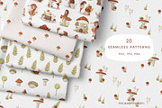 Mushroom Fairies. Kids collection, an Animal Illustration by polikarpovaart (Thumbnail 7 of 15)
