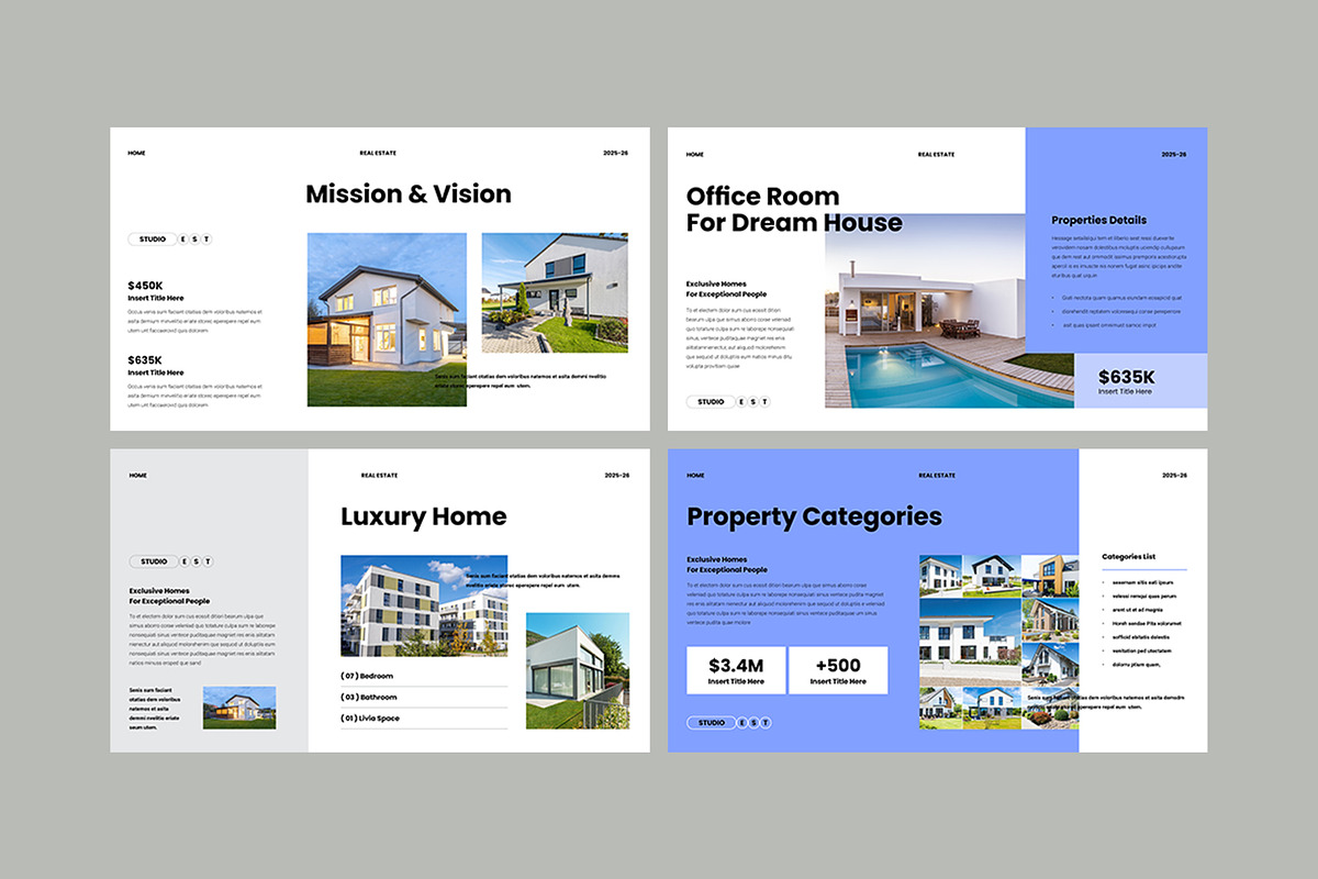 Real Estate Presentation Template, a Presentation Template by Pixelpick (Photo 3 of 5)