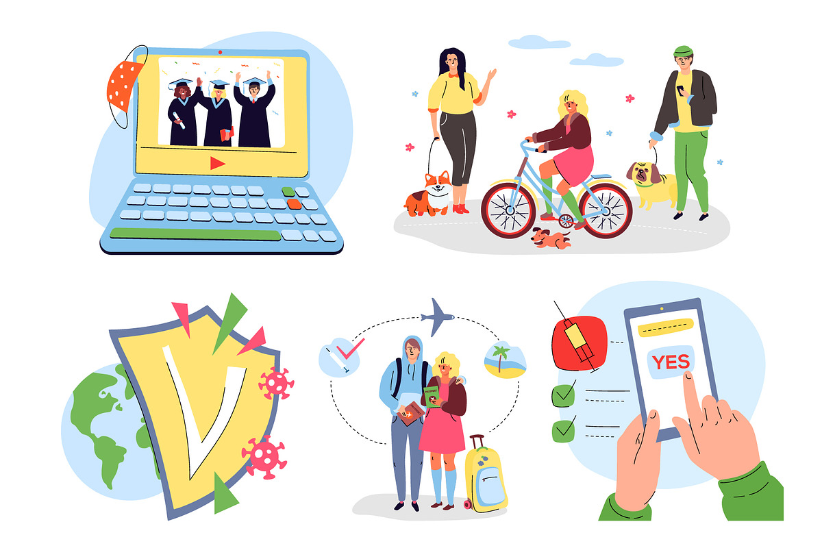Human - Stay Safe Illustrations, a Templates & Theme by Boyko Pictures (Photo 8 of 14)