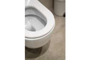 White ceramic toilet bowl at home, an Architecture Photo by volodymyrshtun13795