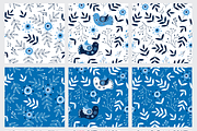 Seamless Floral Patterns, a Pattern Graphic by Tkoko vectors & patterns (Thumbnail 2 of 11)
