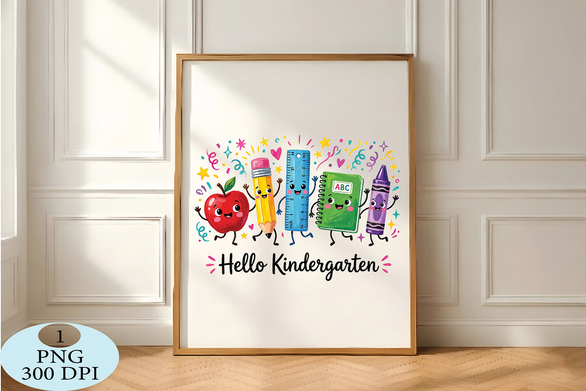 Hello Kindergarten PNG, a Seasonal Illustration by Daily.Designs (Photo 5 of 5)