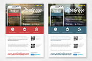 Mobile App A4 Flyer, a Flyer Template by buttonpl (Thumbnail 3 of 4)