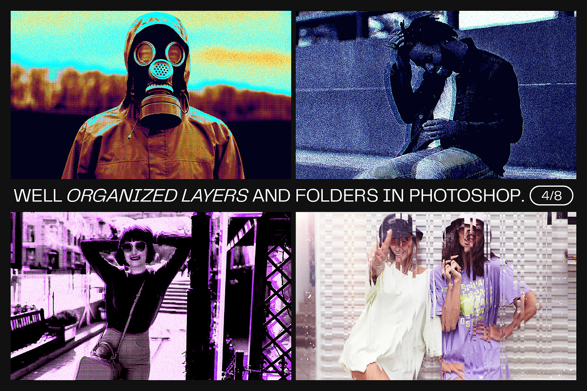 12 Photo Effect Templates, a Layer Style Add-On by iDoodle Studio (Photo 4 of 6)