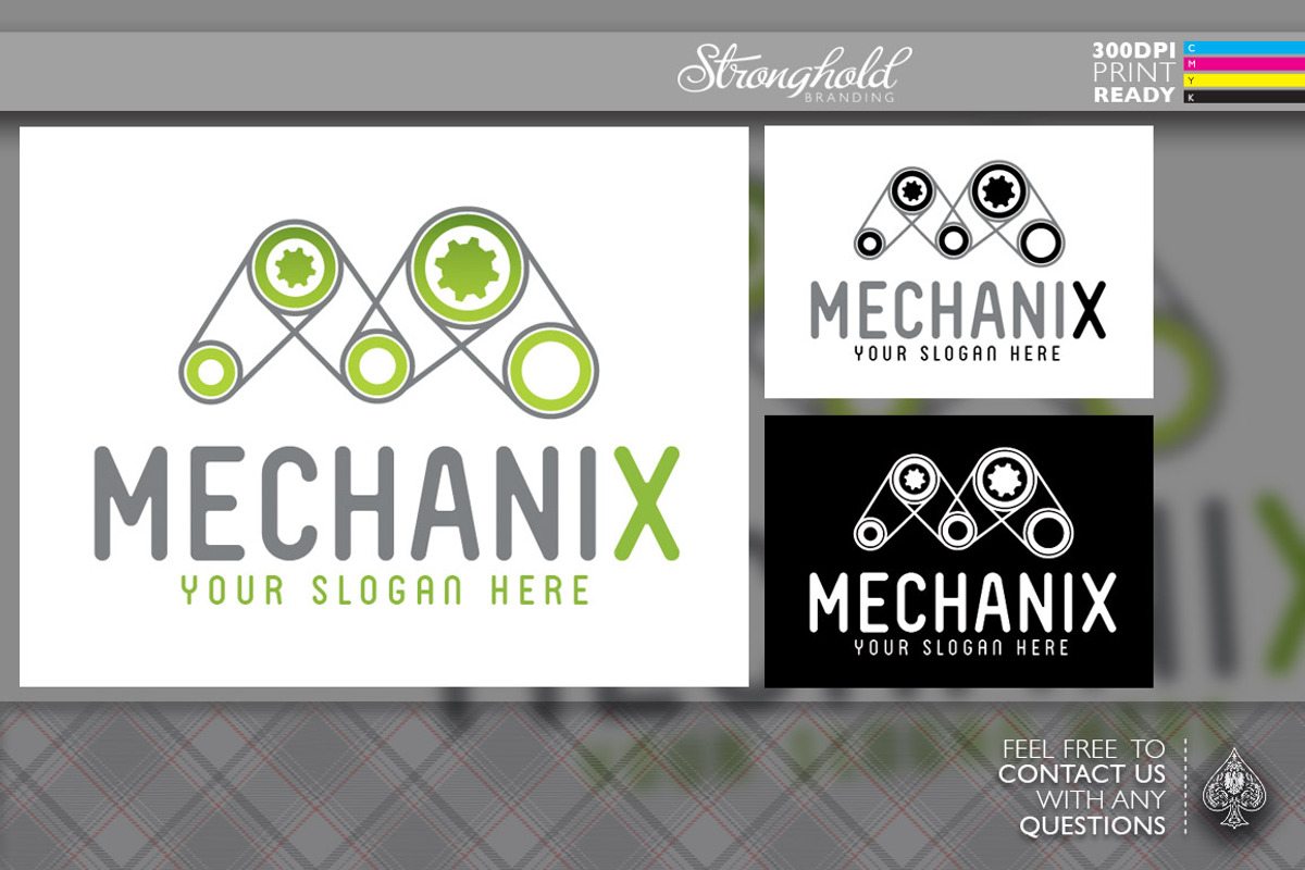 Mechanix Game Engine Logo Template, a Branding & Logo Template by ...