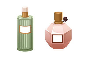 Aroma Water. Perfume Bottles Set