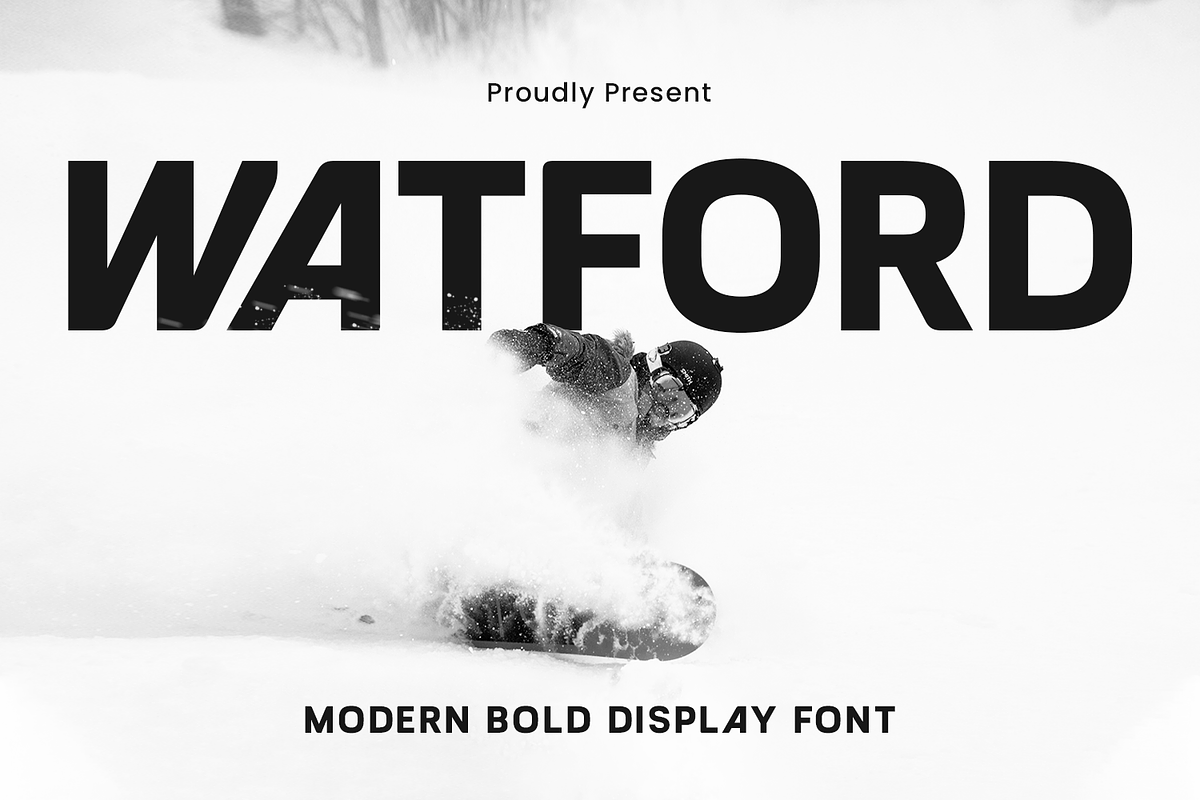 WATFORD - SPORT FONT, a Sans Serif Font by Umitype (Photo 1 of 8)
