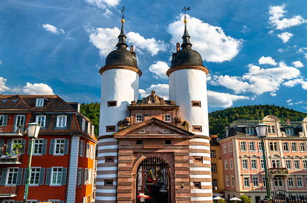 Stadttor Gate in Heidelberg, Germany, an Architecture Photo by Leonid Andronov