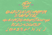 Dream Floyd | Retro Brush Font, a Blackletter Font by Ardana Creative (Thumbnail 10 of 11)