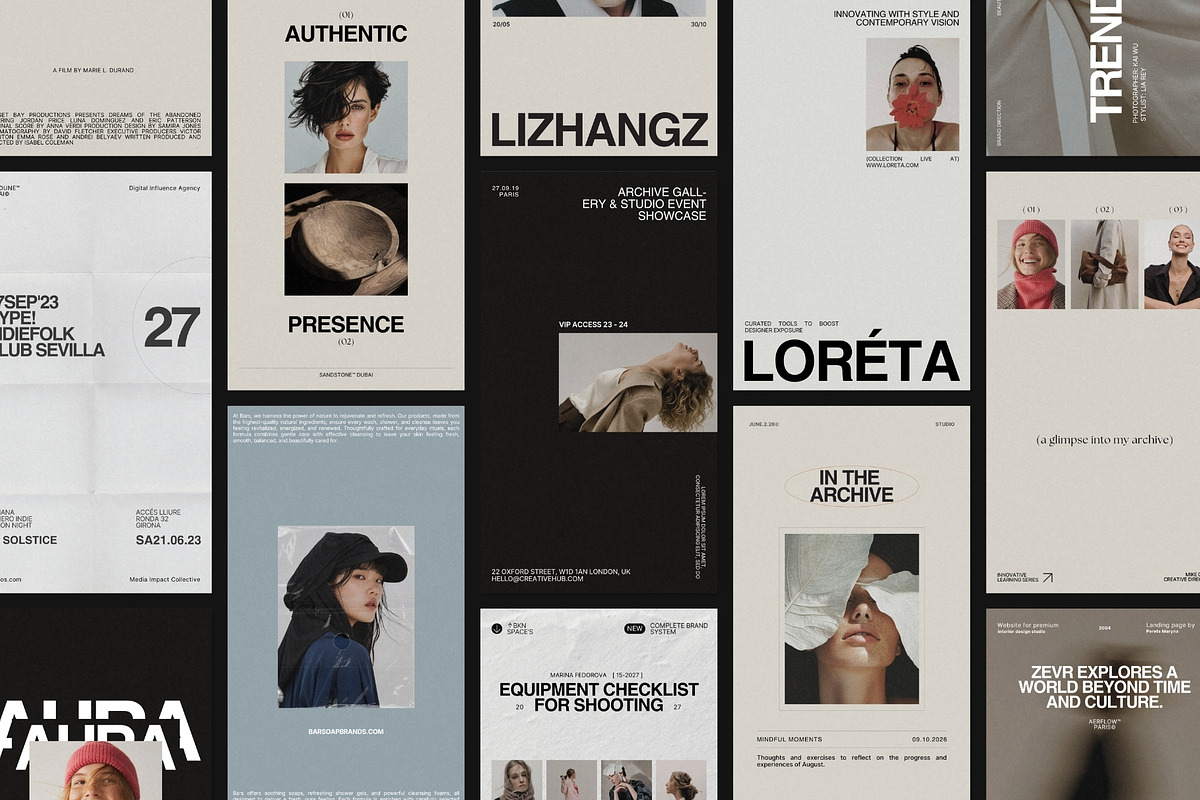 ZEVR | Instagram STORIES Bundle, a Social Media Template by Crafted Pixel (Photo 7 of 10)