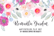 SALE! HUGE Watercolor Flower Bundle, an Illustration by Emerald & Ivy Studios (Thumbnail 5 of 23)
