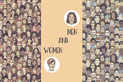 Huge Collection of 220 Diverse Faces, a Person Illustration by Franzi draws (Thumbnail 3 of 12)