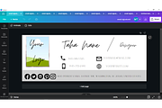 Email Signature Canva Template, an Email Template by tahananeart (Thumbnail 6 of 6)
