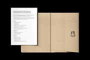 A4 Presentation Folder & Mockup, an Advertising Mockup by pixelmock (Thumbnail 5 of 17)