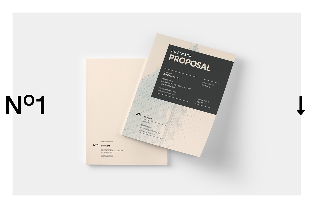 Business Proposal, a Brochure Template by silukEight (Photo 1 of 9)
