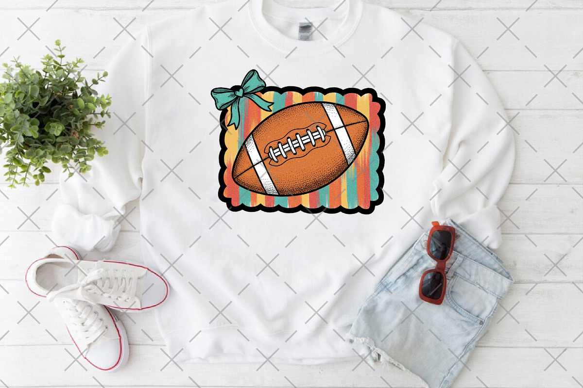 Grunge Football PNG, an Illustration by Craft Nest (Photo 6 of 6)