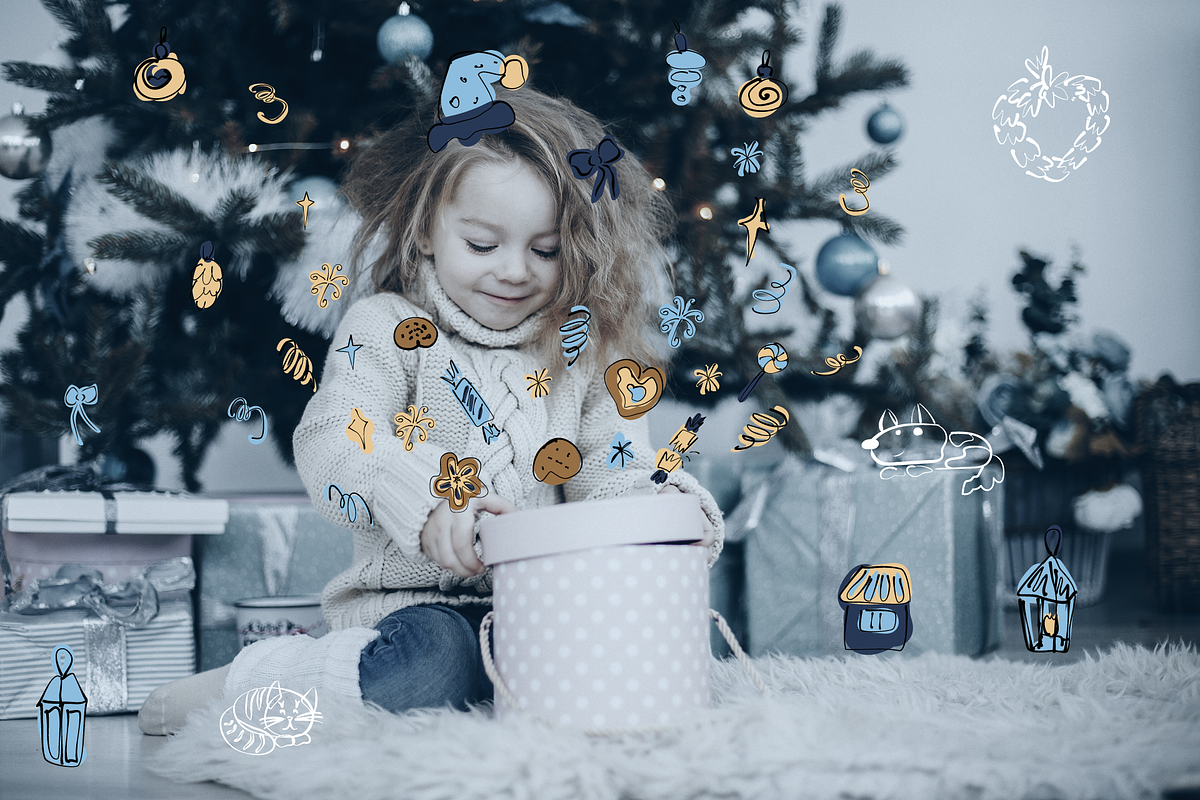 170+ Christmas & Winter Doodles, a Seasonal Illustration by lokfrid (Photo 6 of 6)
