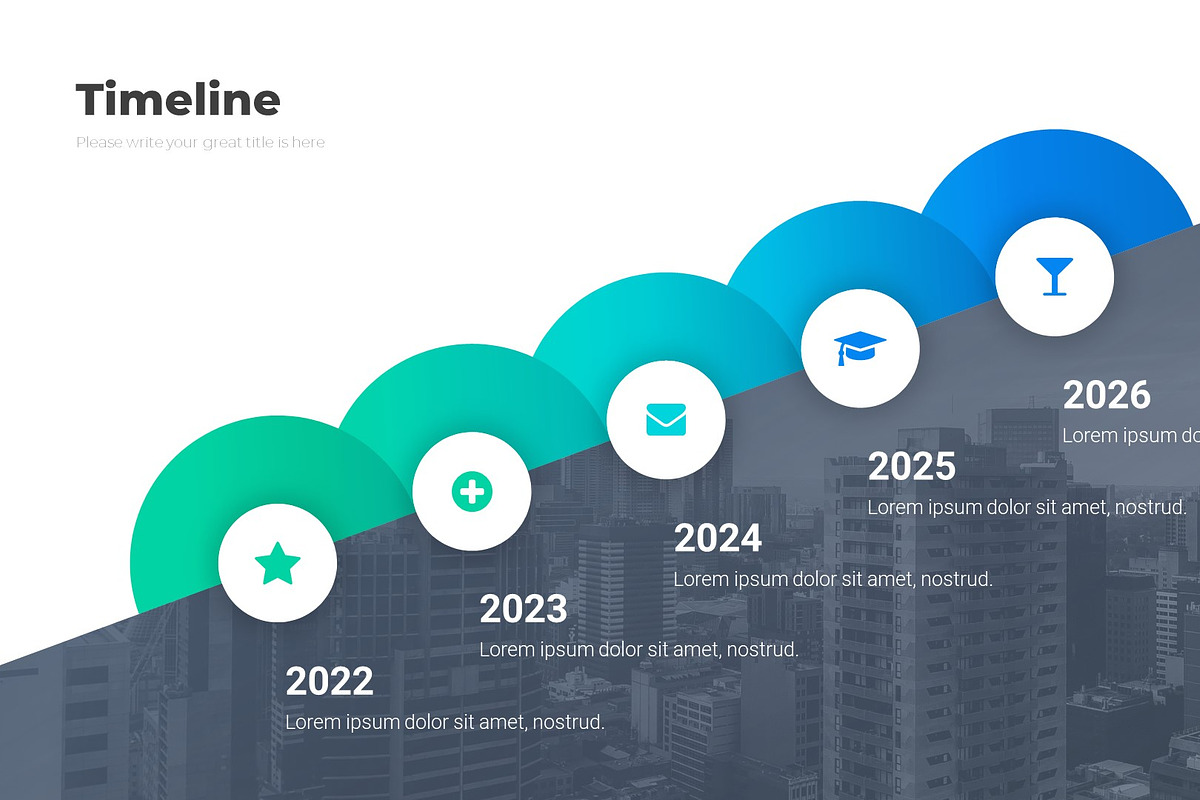Timeline Infographics PowerPoint, a Presentation Template by Presentation Templates (Photo 4 of 16)