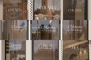 Window glass logo mockup, an Advertising Mockup by Mockthethics. (Thumbnail 2 of 11)