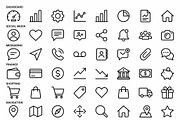 Vector Modern Mobile UI Icons, an Outline Icon by adenpinkstore (Thumbnail 10 of 14)