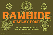Rawhide Display Font, a Serif Font by Cactus Country (Thumbnail 1 of 5)