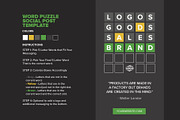 Word Puzzle Social Post Template, a Social Media Template by IFBdesign (Thumbnail 2 of 2)