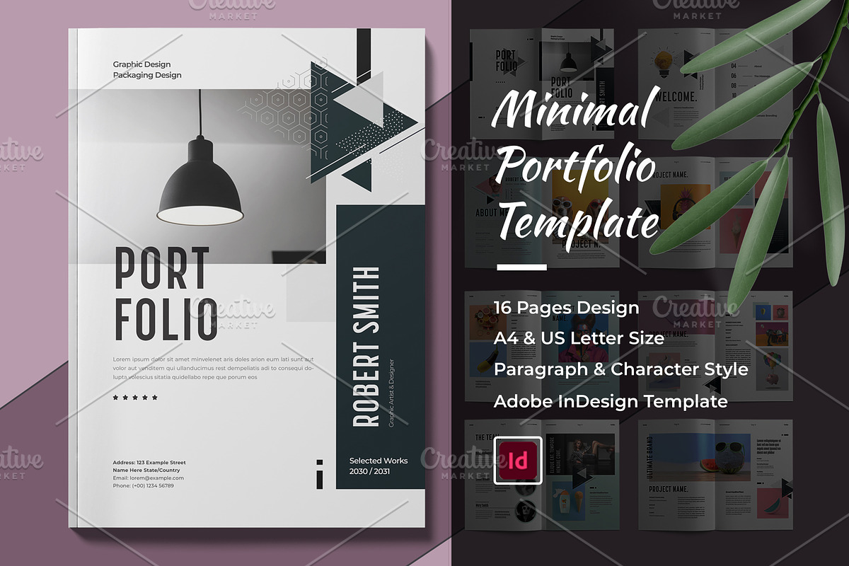 Portfolio Brochure Template, a Brochure Template by Cristal Pioneer (Photo 2 of 5)