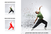 Broken Dispersion Photoshop Action preview 3
